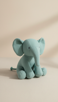 Velveteen Bear In Slate Blue